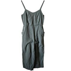 Old navy linen blend jumpsuit medium